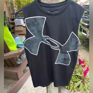Under Armour Boys Youth Size Large Muscle Tank Top Shirt